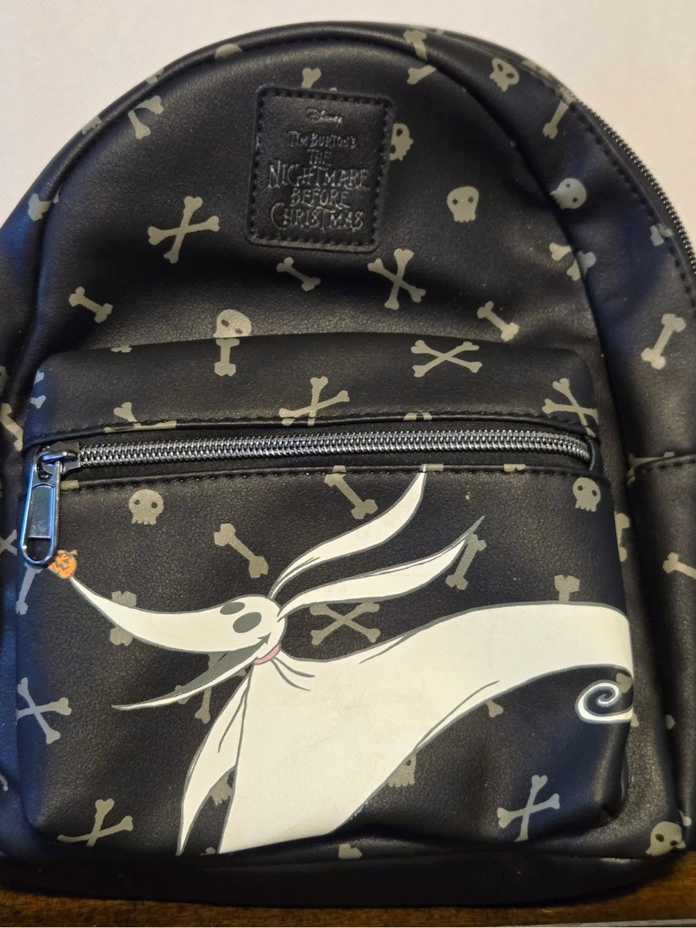 Loungefly Tim Burton The Nightmare Before Christmas Zero Dog Mini Backpack Black